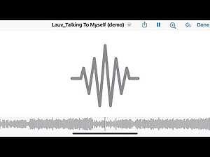 Talking To Myself Lyrics Lauv - Wo Lyrics